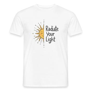  Sonne Spirituell Spruch - Männer T-Shirt - Weiß - Vorne - AI Model Male 178 dark (178cm)