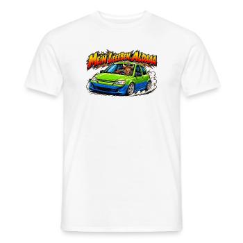 Mein Leben Alda Auto - Männer T-Shirt - Weiß - Vorne - AI Model Male 178 dark (178cm)