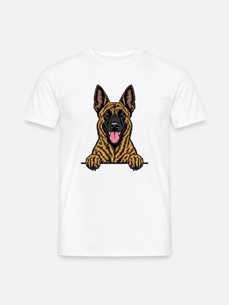Holländischer Schäferhund - Männer T-Shirt - Weiß