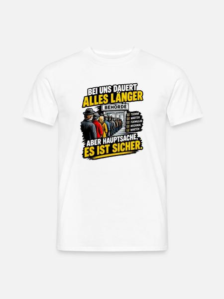 Hamster Formular Bürokratie - Männer T-Shirt - Weiß