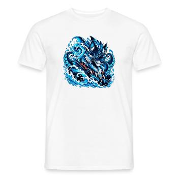 Wildtiere × Meeres- und Meeresbewohner - Männer T-Shirt - Weiß - Vorne - AI Model Male 178 dark (178cm)