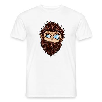 baertiger_bob - Männer T-Shirt - Weiß - Vorne - AI Model Male 178 dark (178cm)