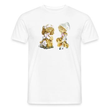 Stubenmädchen und Küchenjunge - Männer T-Shirt - Weiß - Vorne - AI Model Male 178 dark (178cm)