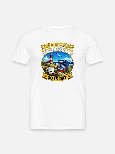 OSTFRIESLAND - Männer T-Shirt - Weiß
