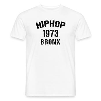 Hip Hop Bronx - Männer T-Shirt - Weiß - Vorne - AI Model Male 178 dark (178cm)