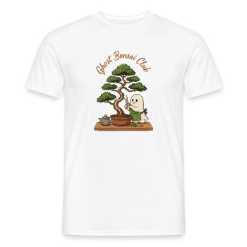  Ghost Bonsai Club Gespenst Bonsai Gärtner - Männer T-Shirt - Weiß - Vorne - AI Model Male 178 dark (178cm)