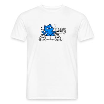 Alt F4 – Abbrüche bei der Arbeit - Männer T-Shirt - Weiß - Vorne - AI Model Male 178 dark (178cm)