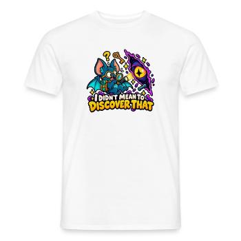 Es war nicht meine Absicht, das herauszufinden - Männer T-Shirt - Weiß - Vorne - AI Model Male 178 dark (178cm)