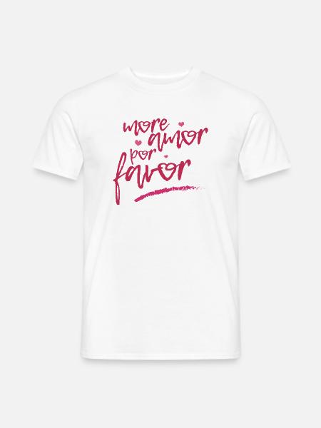 MoreAmor - Männer T-Shirt - Weiß