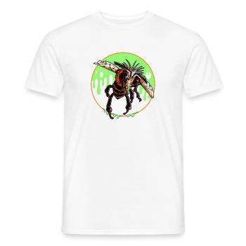 Halloween Bee (Version ohne Text) - Männer T-Shirt - Weiß - Vorne - AI Model Male 178 dark (178cm)