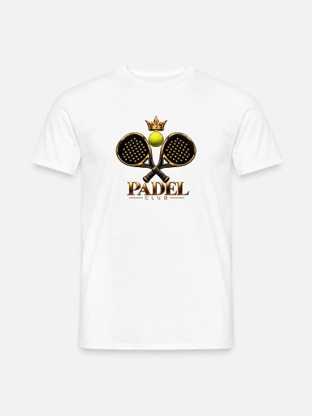 Königliches Padel Club Logo - Männer T-Shirt - Weiß