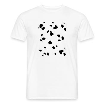 Dalmatiner Kostüm Erwachsene Fasching Fastnacht - Männer T-Shirt - Weiß - Vorne - AI Model Male 178 dark (178cm)