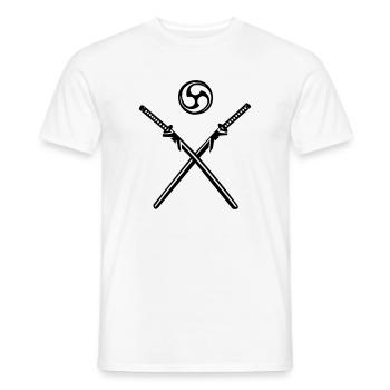 katana_tomoe - Männer T-Shirt - Weiß - Vorne - AI Model Male 178 dark (178cm)