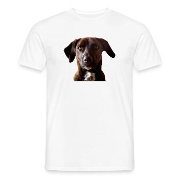 I see you - Männer T-Shirt - Weiß - Vorne - AI Model Male 178 dark (178cm)