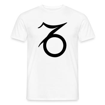 Zodiac Capricorn Design – The Sign of Capricorn - Men's T-Shirt - white - Front - AI Model Male 178 dark (178cm)