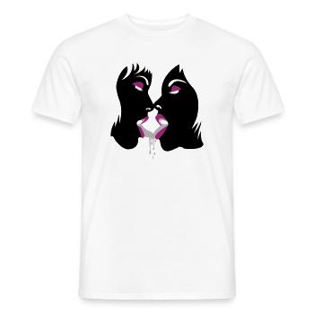 fluffy girls - Männer T-Shirt - Weiß - Vorne - AI Model Male 178 dark (178cm)