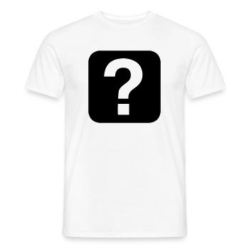 Hilfe - Help - Männer T-Shirt - Weiß - Vorne - AI Model Male 178 dark (178cm)