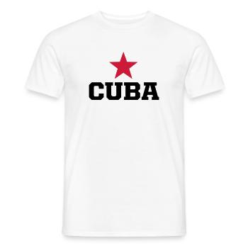 cuba revolucion - Männer T-Shirt - Weiß - Vorne - AI Model Male 178 dark (178cm)