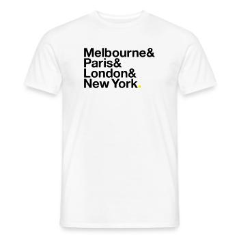 GRAND SLAM Tennis - T-shirt homme - blanc - Devant - AI Model Male 178 dark (178cm)