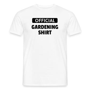 Garden - Gardener - Gardening - Green - Nature - Männer T-Shirt - Weiß - Vorne - AI Model Male 178 dark (178cm)