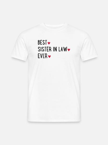 Best sister in law - Men's T-Shirt - white