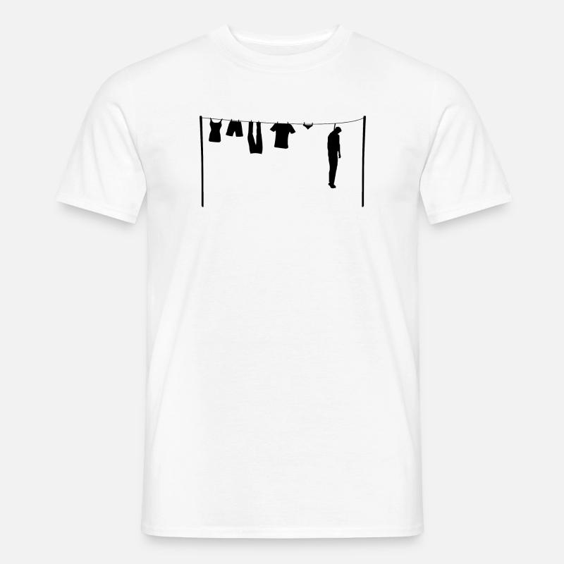 Der Gehängte - Männer T-Shirt - Weiß