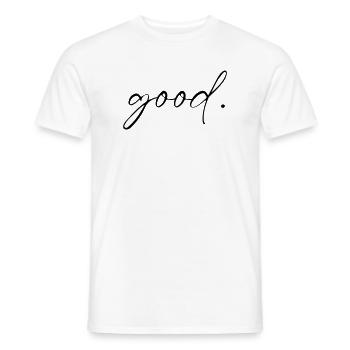 Bien. Chemise Mentalité Responsabilité Motivation - T-shirt homme - blanc - Devant - AI Model Male 178 dark (178cm)