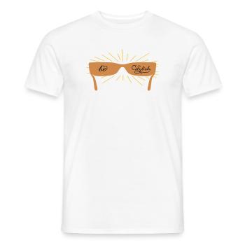 be stylish with sunglasses - Men's T-Shirt - white - Front - AI Model Male 178 dark (178cm)