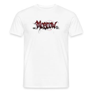 Moscow - Men's T-Shirt - white - Front - AI Model Male 178 dark (178cm)