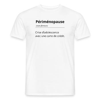 Ausdrucksdefinition T-Shirt - Wörterbuch top - Männer T-Shirt - Weiß - Vorne - AI Model Male 178 dark (178cm)