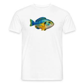 Bunter Fisch Aquarium Liebhaber - Männer T-Shirt - Weiß - Vorne - AI Model Male 178 dark (178cm)