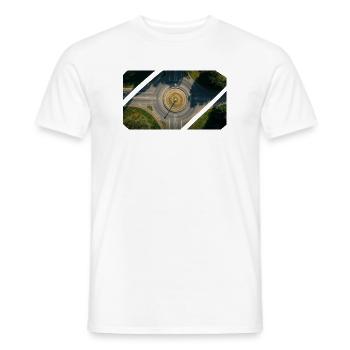 Roundabout Collage - Men's T-Shirt - white - Front - AI Model Male 178 dark (178cm)