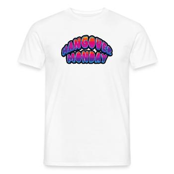 Lustiges Hangover Monday Weekend ist vorbei mit dem Design - Männer T-Shirt - Weiß - Vorne - AI Model Male 178 dark (178cm)