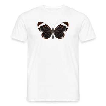 Glasflügel-Schmetterling Greta oto Cartoon-Stil - Männer T-Shirt - Weiß - Vorne - AI Model Male 178 dark (178cm)