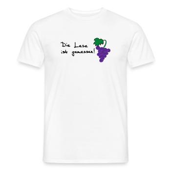Die Lese ist gemessen! - Männer T-Shirt - Weiß - Vorne - AI Model Male 178 dark (178cm)