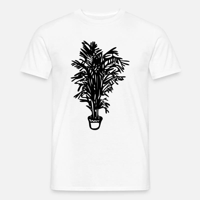 Topfpflanze, Geschenk, Geschenkidee - Männer T-Shirt - Weiß