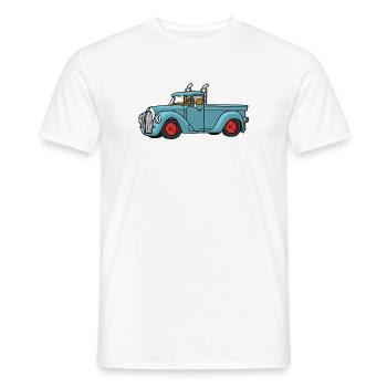 Pick Up - Männer T-Shirt - Weiß - Vorne - AI Model Male 178 dark (178cm)