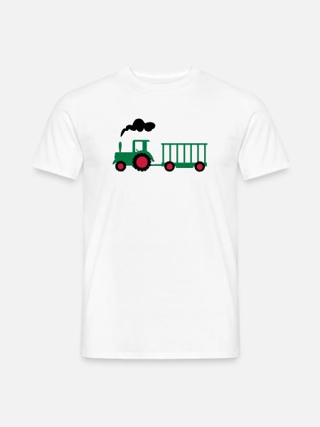 tractor - Men's T-Shirt - white
