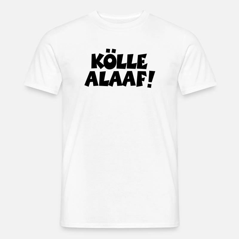 Kölle Alaaf! Kölner Karneval in Köln - Männer T-Shirt - Weiß