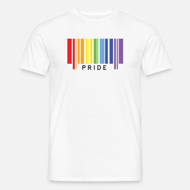 LGBTQ+ Stolz. - Männer T-Shirt - Weiß
