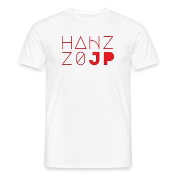 HANZZO - Männer T-Shirt - Weiß - Vorne - AI Model Male 178 dark (178cm)