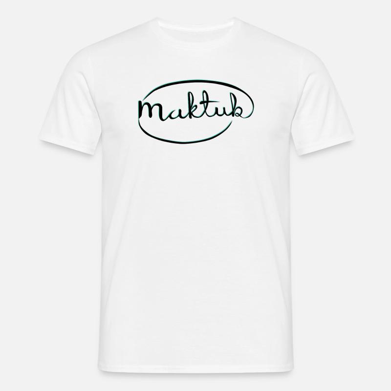 MakeKita Mint Script - T-shirt Homme - blanc