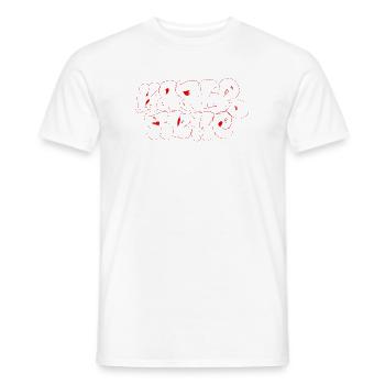 Karlsruhe Streetart Souvenir Graffiti Style - Männer T-Shirt - Weiß - Vorne - AI Model Male 178 dark (178cm)