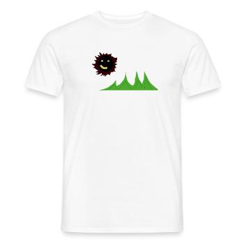 Red_light_green_gras - Männer T-Shirt - Weiß - Vorne - AI Model Male 178 dark (178cm)