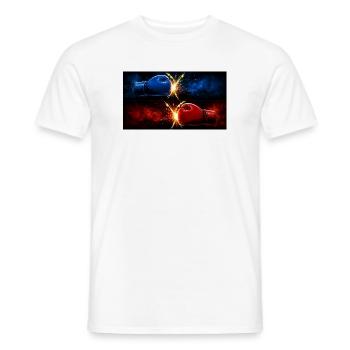  NA UDAR-ON STRIKE - Men's T-Shirt - white - Front - AI Model Male 178 dark (178cm)