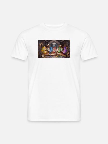 Творческая мастерская носков в стиральной машине - Männer T-Shirt - Weiß