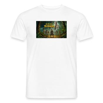 Wissenschaft und Horror: Die Insel von Doktor Moreau - Männer T-Shirt - Weiß - Vorne - AI Model Male 178 dark (178cm)
