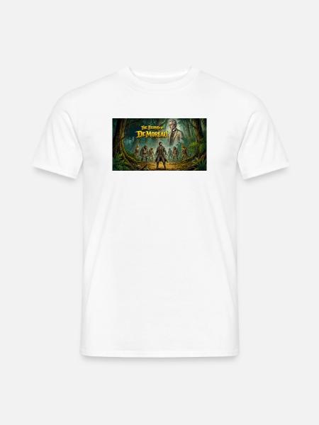 Wissenschaft und Horror: Die Insel von Doktor Moreau - Männer T-Shirt - Weiß