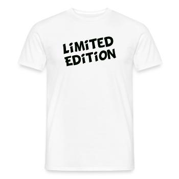limited_edition - Männer T-Shirt - Weiß - Vorne - AI Model Male 178 dark (178cm)