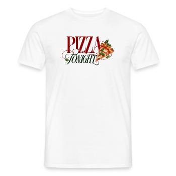 Pizza Tonight Pizza Slice - Männer T-Shirt - Weiß - Vorne - AI Model Male 178 dark (178cm)